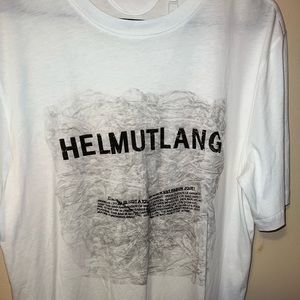 White Helmut lang shirt